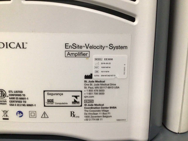 St jude ensite velocity system cardiale - vasculaire echografie unit - afbeelding 6 van  6