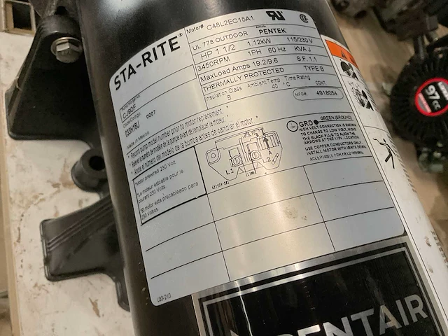 Sta-rite cj90f water pomp - afbeelding 5 van  5