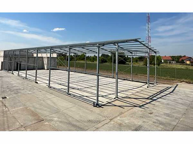 Staalconstructie (10 x 40 mtr) (ca. 400m²) - afbeelding 1 van  9