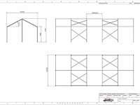 Staalconstructie 10.70 x 25.00 meter (268m2) - afbeelding 5 van  13