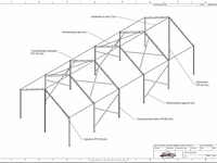 Staalconstructie 10.70 x 25.00 meter (268m2) - afbeelding 7 van  13