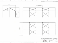 Staalconstructie 10.70 x 25.00 meter (268m2) - afbeelding 5 van  13