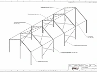 Staalconstructie 10.70 x 25.00 meter (268m2) - afbeelding 7 van  13