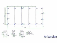 Staalconstructie 11,6x25 meter (ca. 290 m2) - afbeelding 8 van  9