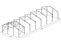 Staalconstructie 11,6x35 meter (ca. 406 m2) - afbeelding 5 van  11
