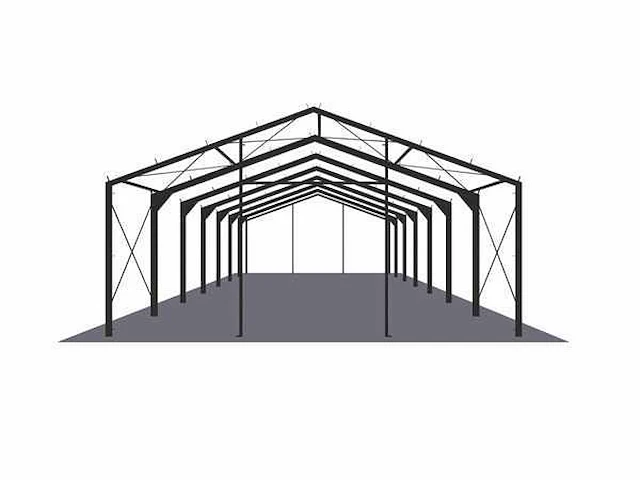 Staalconstructie 11,6x35 meter (ca. 406 m2) - afbeelding 7 van  11