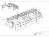 Staalconstructie 12,4x27,1 meter (ca. 336 m2) - afbeelding 9 van  12