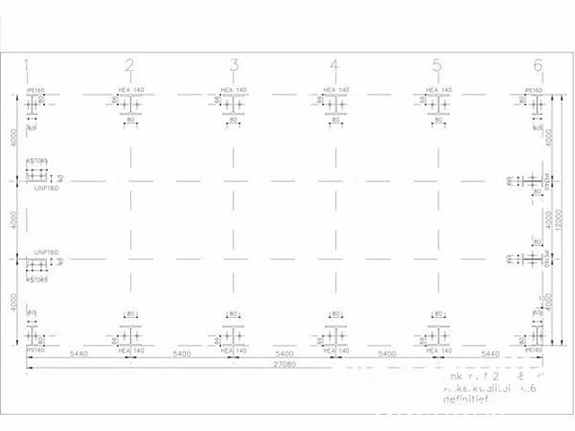 Staalconstructie 12,4x27,1 meter (ca. 336 m2) - afbeelding 10 van  12