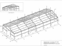 Staalconstructie 12,4x32,5 meter - afbeelding 2 van  16