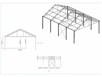 Staalconstructie 12,80 x 17,08 mtr (218m2) - afbeelding 7 van  7