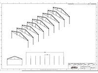 Staalconstructie 12.80 x 32.00 meter (410m2) - afbeelding 4 van  10