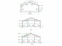 Staalconstructie 13,4x30 meter (ca. 402 m2) - afbeelding 2 van  10