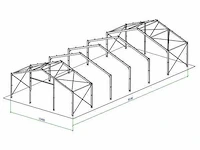 Staalconstructie 13,4x30 meter (ca. 402 m2) - afbeelding 4 van  10