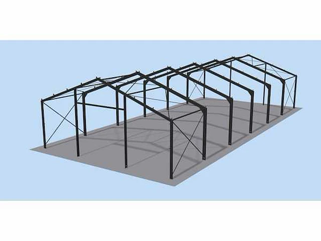 Staalconstructie 13,4x30 meter (ca. 402 m2) - afbeelding 5 van  10