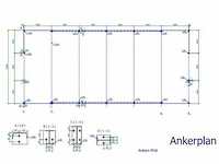 Staalconstructie 13,4x30 meter (ca. 402 m2) - afbeelding 8 van  10