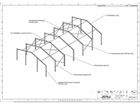 Staalconstructie 14.80 x 30.00 meter (444m2) - afbeelding 9 van  15