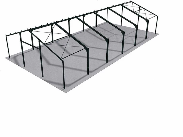 Staalconstructie 15 x 30 meter (ca. 450m2) - afbeelding 2 van  8