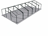 Staalconstructie 15 x 30 meter (ca. 450m2) - afbeelding 3 van  8