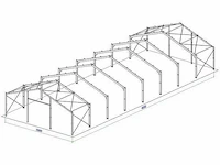 Staalconstructie 15x40 meter (ca. 600 m2) - afbeelding 3 van  10