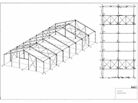 Staalconstructie 18 x 40 meter (720m2) - afbeelding 12 van  18