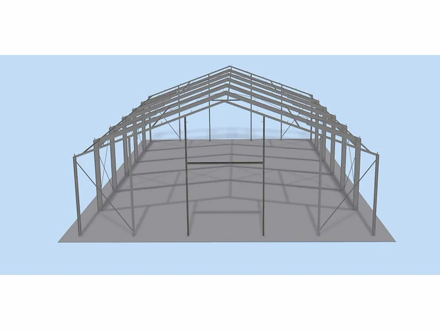 Staalconstructie 18x30 meter (ca. 540 m2) - afbeelding 5 van  9