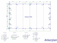 Staalconstructie 18x30 meter (ca. 540 m2) - afbeelding 8 van  9