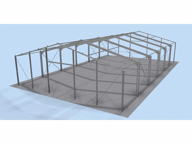 Staalconstructie 18x30 meter (ca. 540 m2) - afbeelding 7 van  9