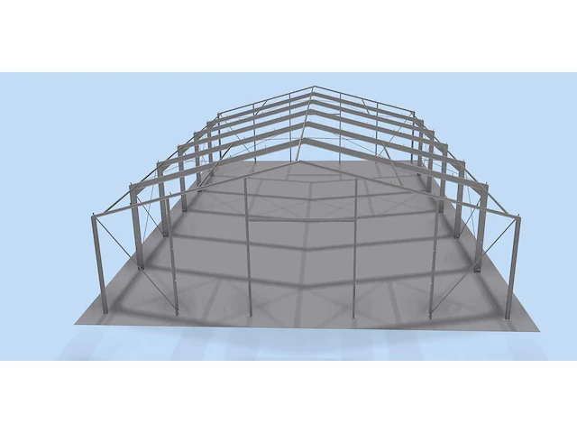 Staalconstructie 18x30 meter (ca. 540 m2) - afbeelding 8 van  9
