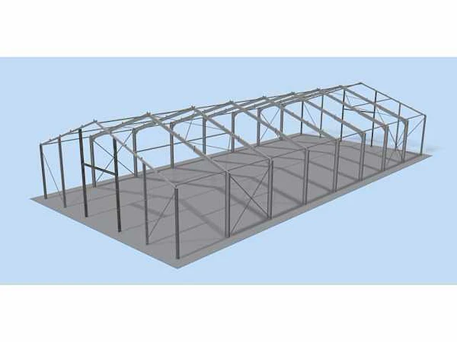 Staalconstructie 18x40 meter (ca. 720 m2) - afbeelding 2 van  9