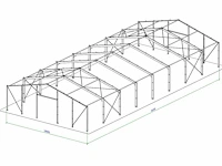 Staalconstructie 18x40 meter (ca. 720 m2) - afbeelding 3 van  11