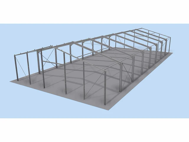 Staalconstructie 18x40 meter (ca. 720 m2) - afbeelding 11 van  11