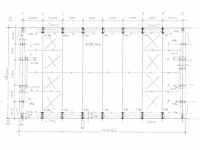 Staalconstructie 18x40 meter (ca. 720 m2) - afbeelding 4 van  7
