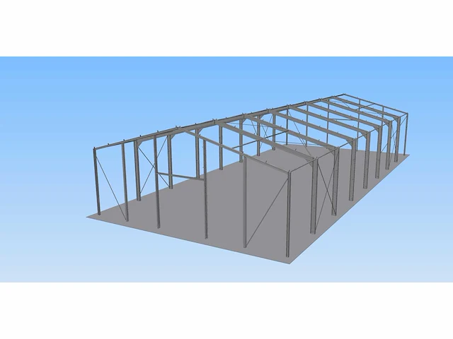 Staalconstructie 18x40 meter (ca. 720 m2) - afbeelding 7 van  7