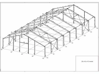 Staalconstructie 20 x 41 meter (820m2) - afbeelding 14 van  20