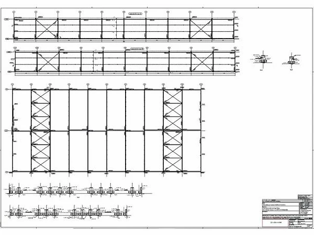 Staalconstructie 22 x 50 meter (1100m2) - afbeelding 18 van  26