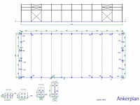 Staalconstructie 22x50 meter (ca. 1100m2) - afbeelding 9 van  13