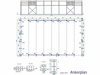 Staalconstructie 23,2x40 meter (ca. 928 m2) - afbeelding 8 van  9