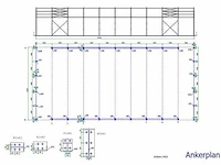 Staalconstructie 23,2x50 meter (ca. 1160 m2) - afbeelding 2 van  14