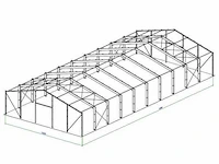 Staalconstructie 23,2x50 meter (ca. 1160 m2) - afbeelding 14 van  14