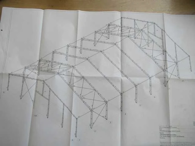 Staalconstructie 25 x 40 meter (1000m2) - afbeelding 20 van  31