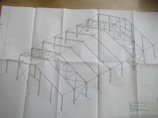 Staalconstructie 25 x 40 meter (1000m2) - afbeelding 20 van  31