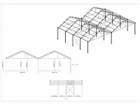 Staalconstructie 25,60 x 17,08 mtr (437m2) - afbeelding 6 van  6