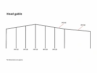 Staalconstructie (28,62x25,50 mtr) (733m2) - afbeelding 10 van  19