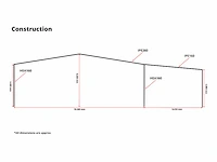 Staalconstructie (28,62x25,50 mtr) (733m2) - afbeelding 11 van  19