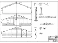 Staalconstructie 30 x 40 meter (1200m2) - afbeelding 10 van  18