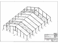 Staalconstructie 30 x 40 meter (1200m2) - afbeelding 11 van  20