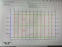 Staalconstructie 30 x 60 meter (1800m2) - afbeelding 19 van  33