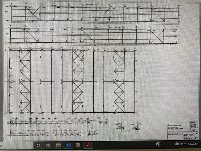 Staalconstructie 30 x 60 meter (1800m2) - afbeelding 21 van  33