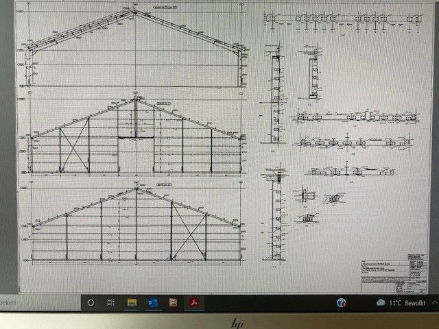 Staalconstructie 30 x 60 meter (1800m2) - afbeelding 22 van  33