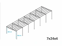 Staalconstructie (7 x 24 mtr) (168m2) - afbeelding 5 van  7